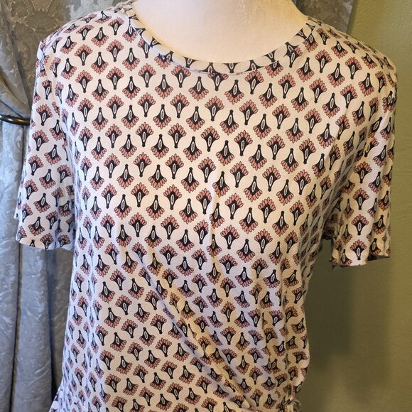 Liz Claiborne Tops - Pink and Black Floral Blouse